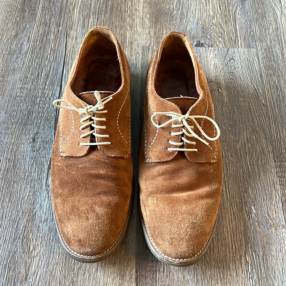 NAVYBOOT Brown Leather Suede Dress Shoes sz 40